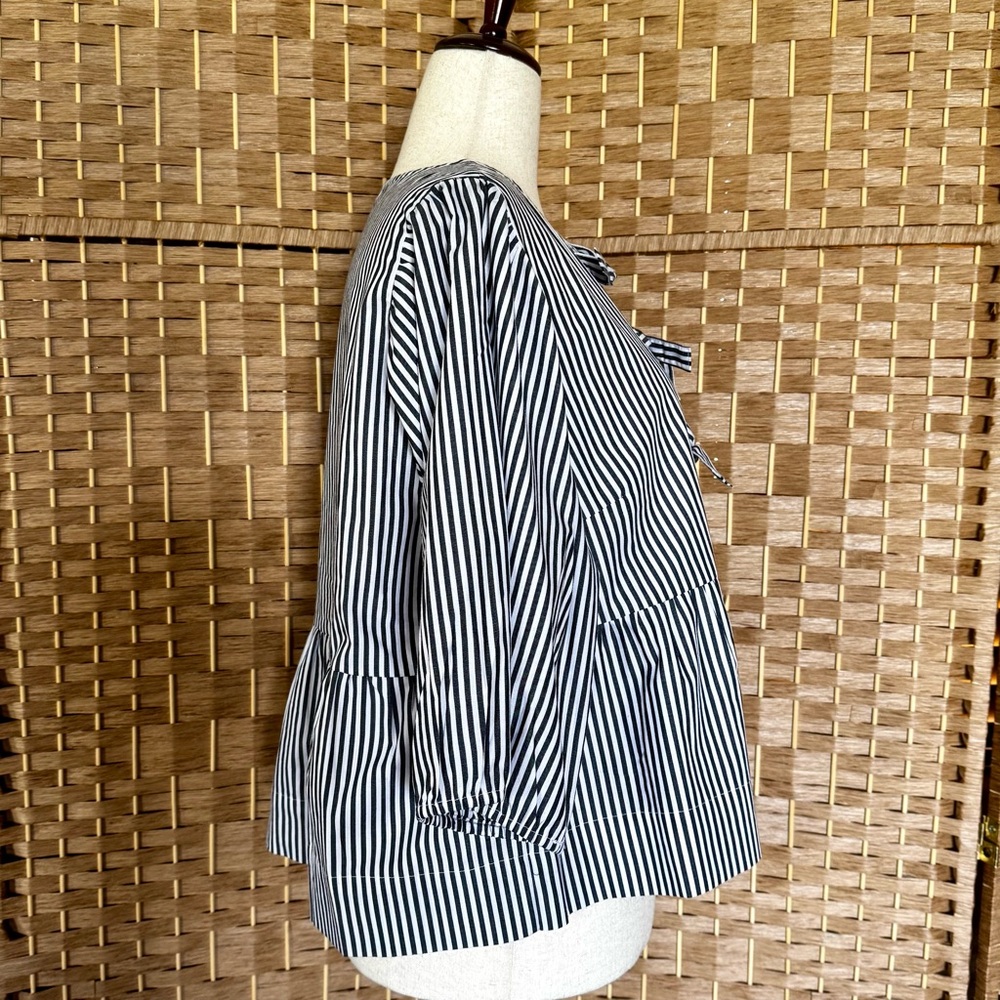 NWOT Velvet Heart 3/4 sleeve striped cotton top XL - Picture 5 of 14